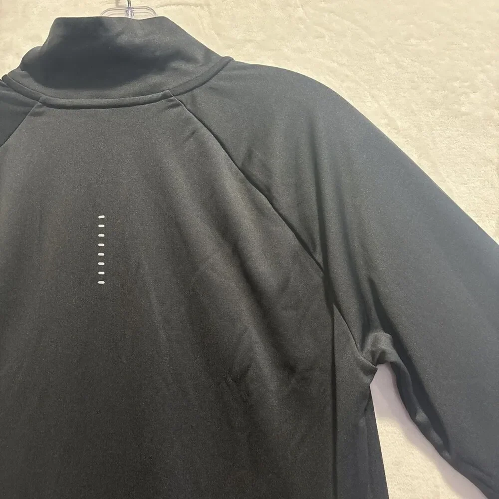 Nike Running Dri-Fit Swoosh 1/4 Zip Top Women’s Size Medium Black NWT Activewear